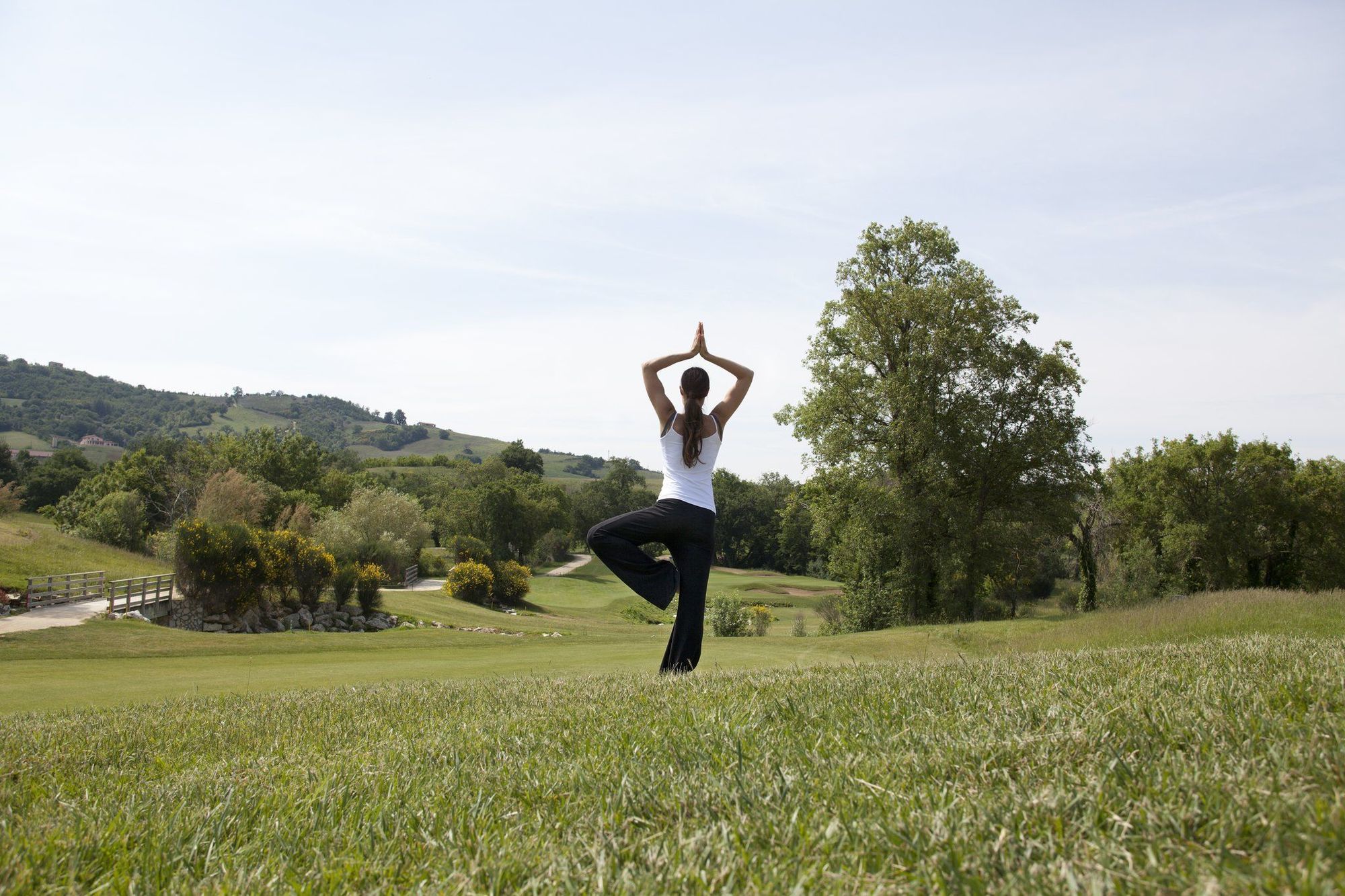 Terme Di Saturnia Natural Spa & Golf Resort - The Leading Hotels Of The World Servizi foto A woman practicing yoga